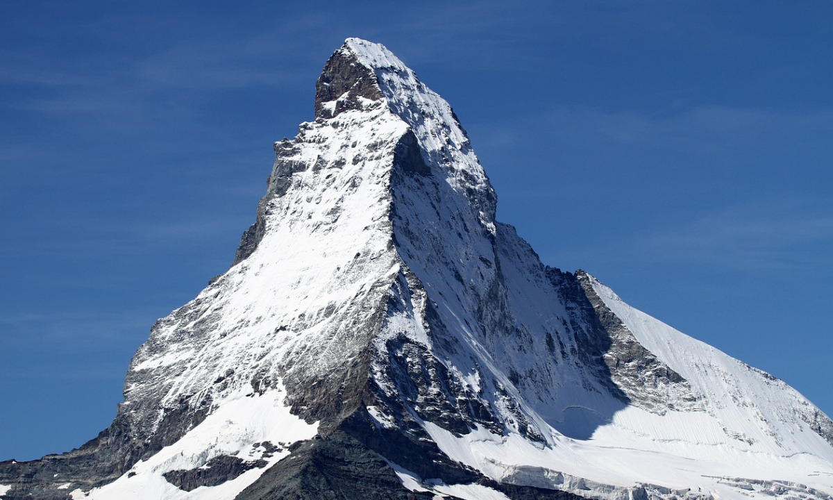Cúspide de una montaña